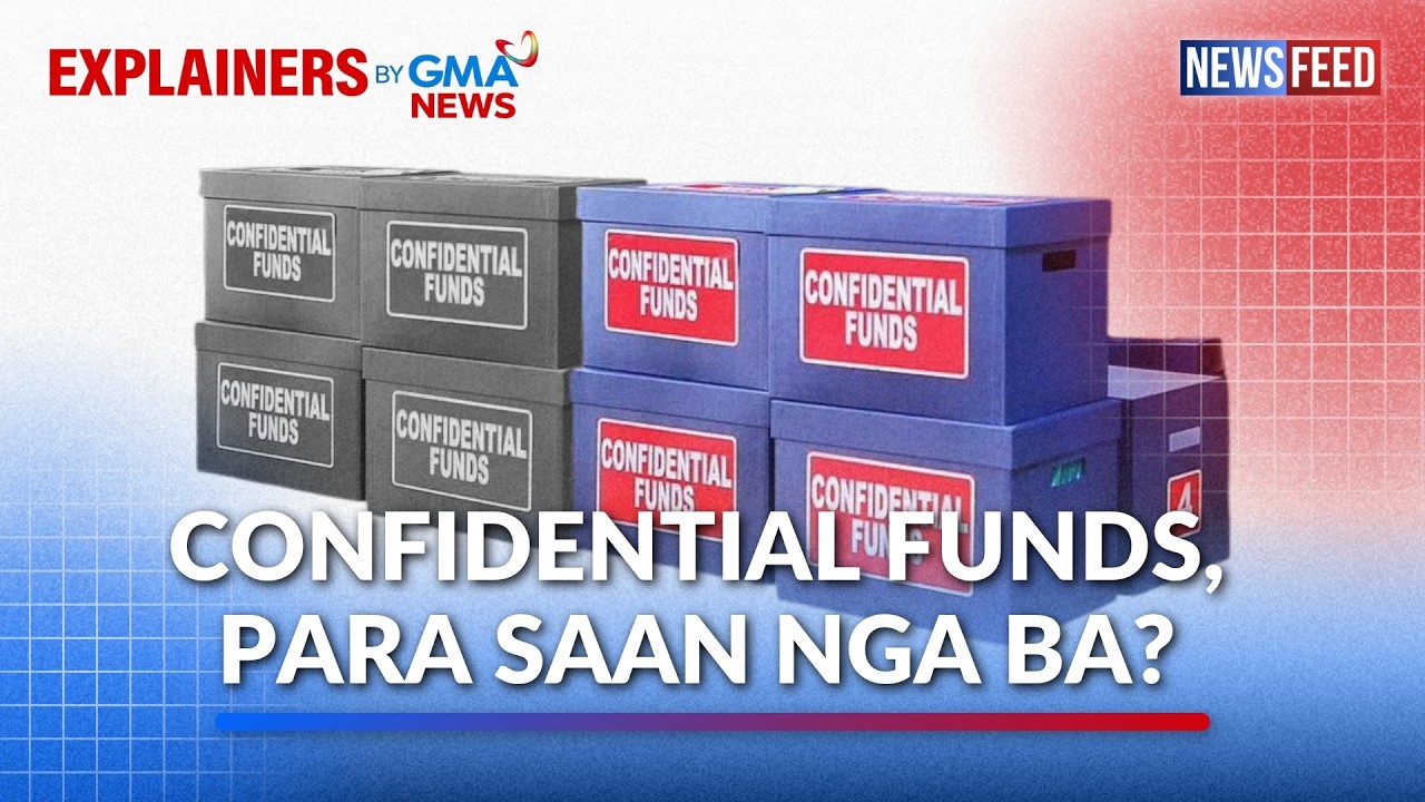 What are confidential funds and what can they be used for? | GMA News Feed