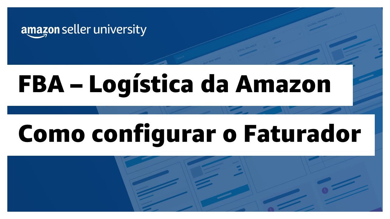 Como Configurar o Faturador da Amazon (CRT 1) | Amazon Seller University Brasil