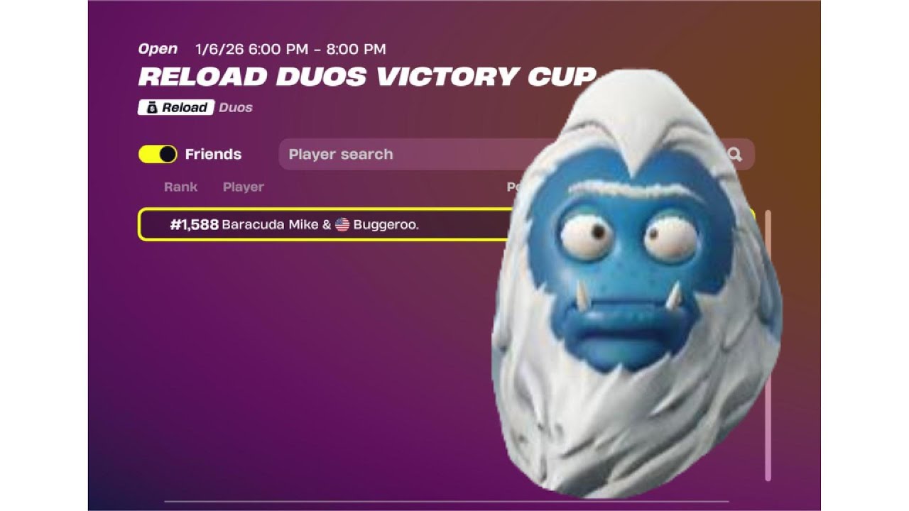 My First Fortnite Reload Tourney