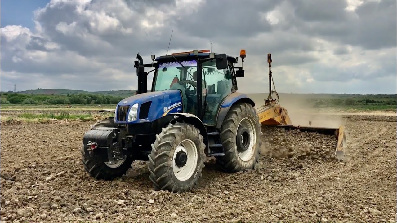 Bu Trakt&ouml;r Bu İş İ&ccedil;in Yapılmış [TESVİYE] | New Holland Tr6.120