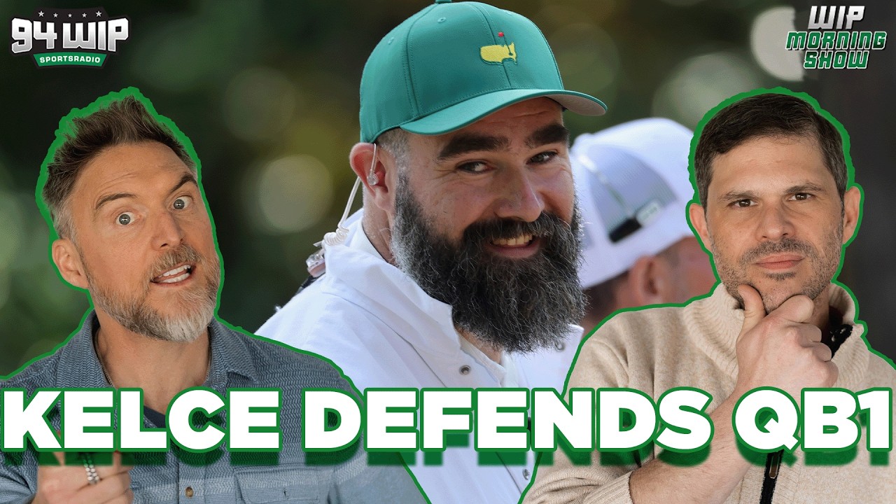 Jason Kelce Defends Jalen Hurts, Says Eagles Drama Will Go Away | 94WIP