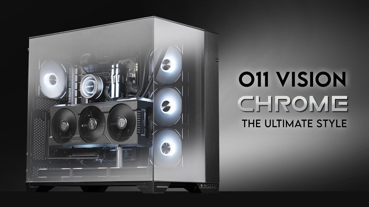 Chrome, the New Black? | Lian Li O11 VISION Chrome Powerful Gaming PC Build