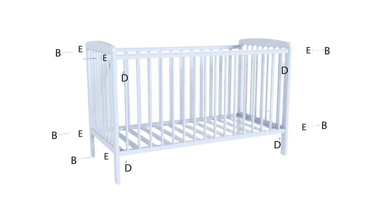 How to Assemble the Starlight Cot | Baby Elegance Nursery Furniture Guide