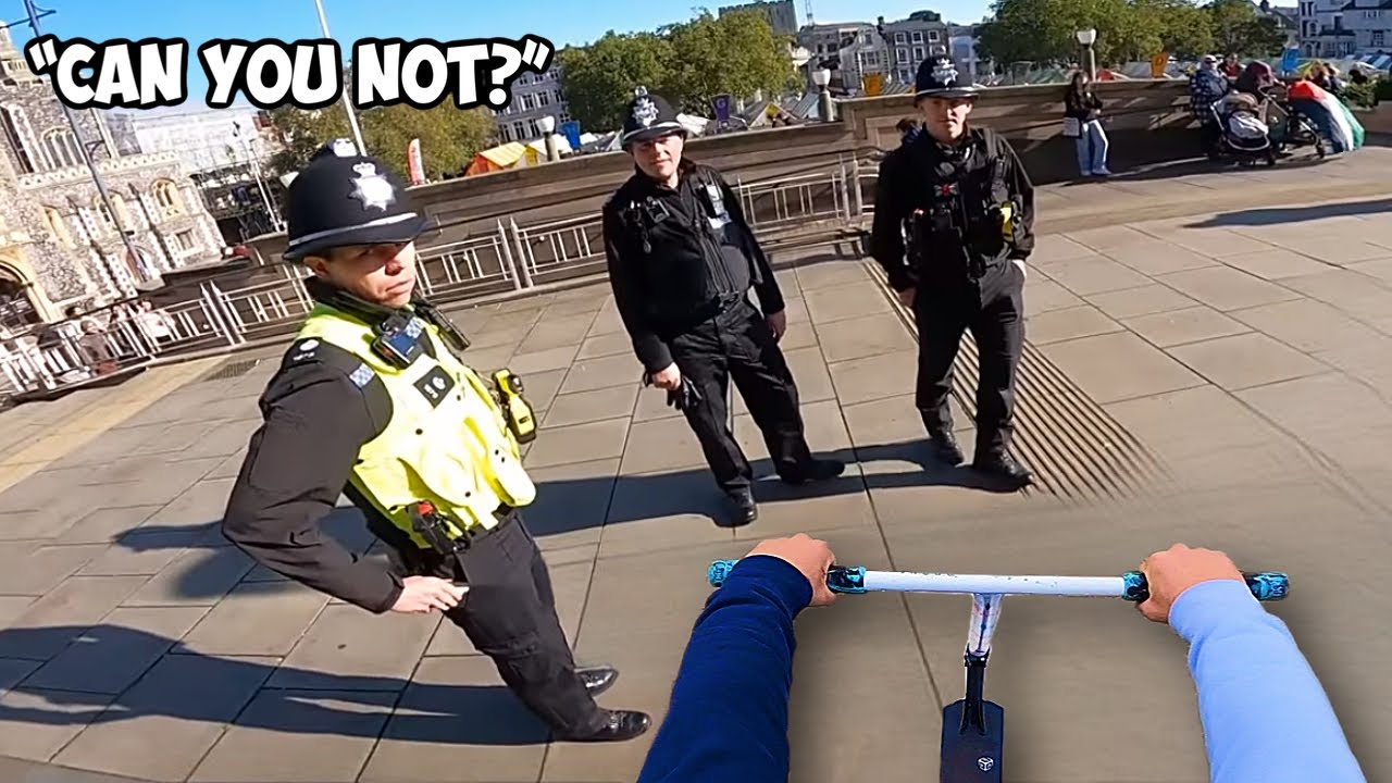 Scooter Tricks For The Police!