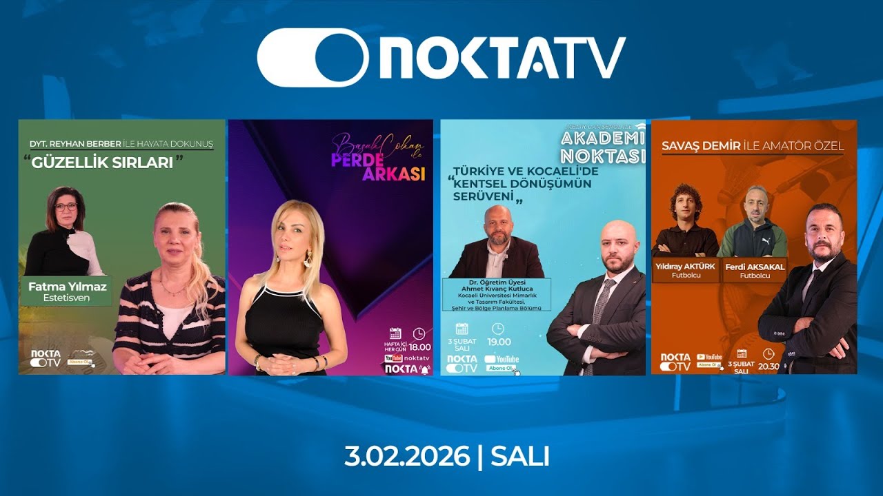 Nokta TV Canlı Yayını | 03 Şubat 2026 | Salı | #CanlıYayın