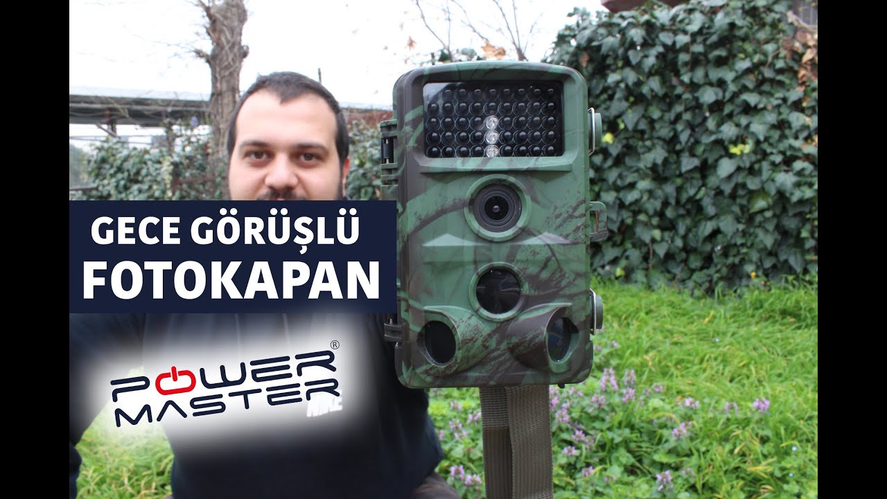 Powermaster Fotokapan İnceleme | 16 MP 1080P 42 Ledli 120 Derece PIR Sensörlü Kamuflaj Kamera