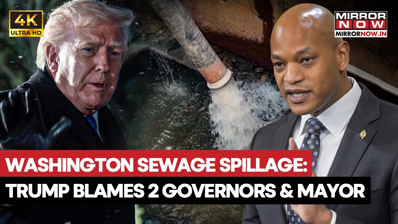 Washington Sewer Spillage: Blamegame Erupts As Trump Blames Governors & DC Mayor