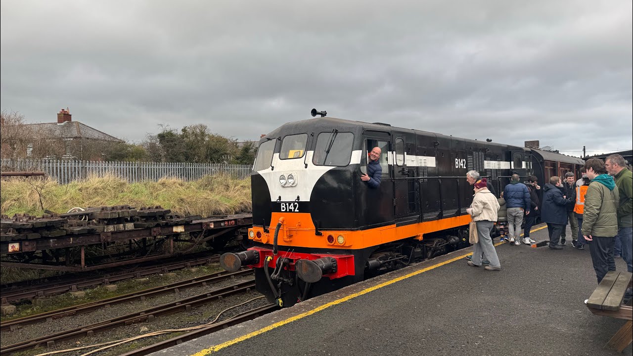 Ex-IÉ 141 Class GM 142 at Whitehead (31/01/2026)