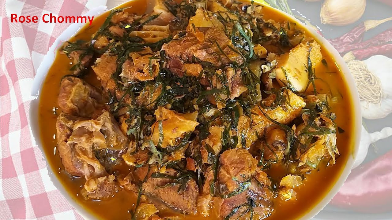 How to make Okazi soup | Rose Chommy