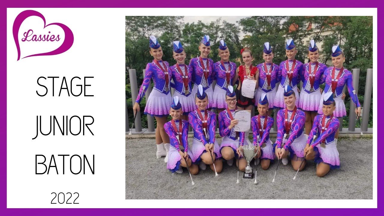 Mažoretky Lassies Brno - stage junior baton A - 2022