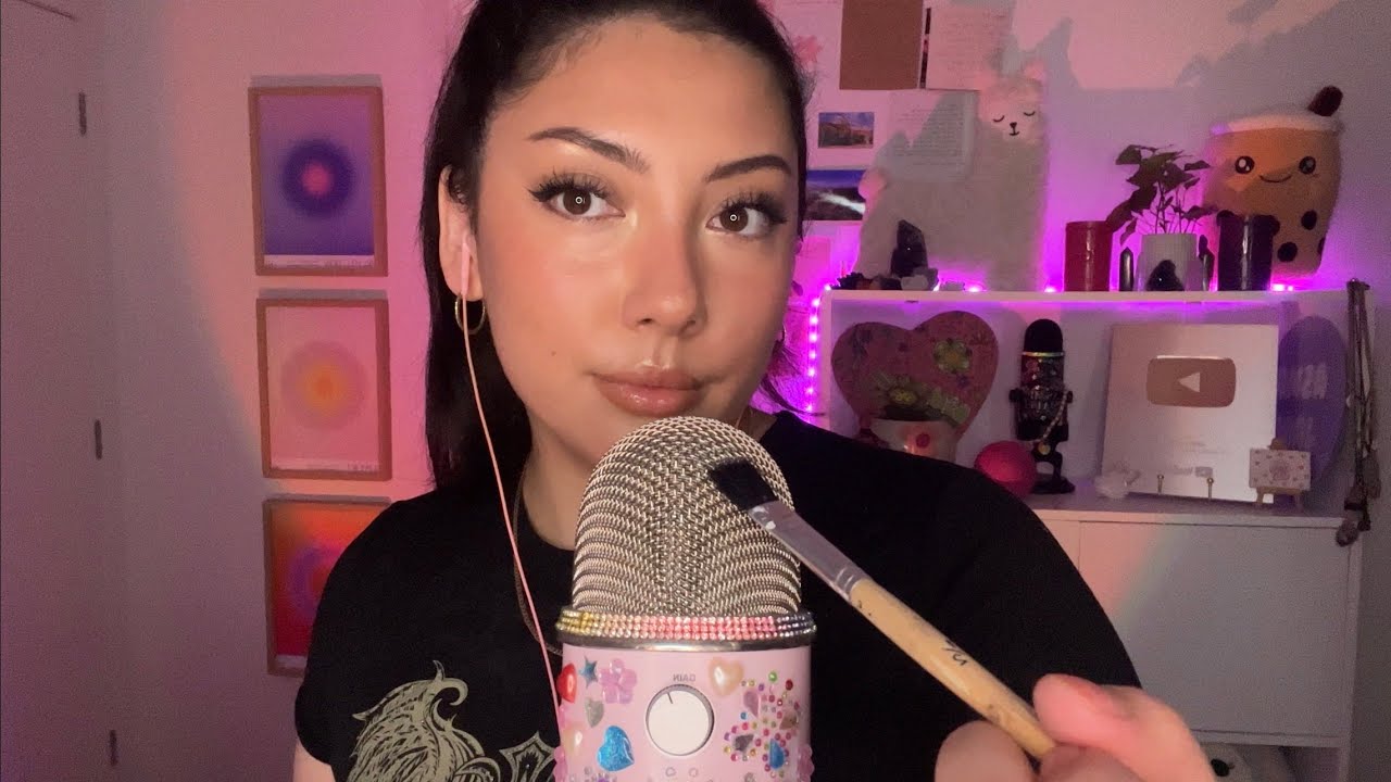 ASMR mic tapping, scratching, swirling, brushing, UNPREDICTABLE ASMR, trigger words | Scott’s CV