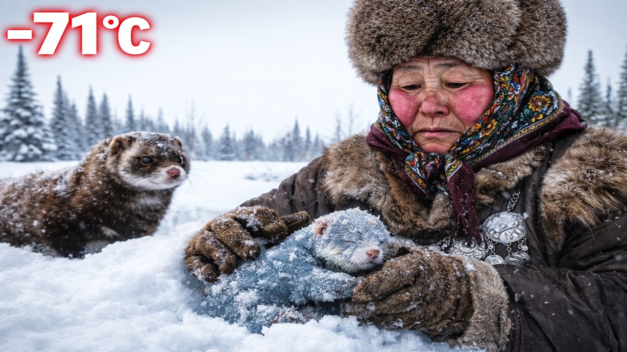 Mother Polecat Begs Grandma for Help After Her Baby Is Buried Alive in a Snowstorm | -71°C Serbia