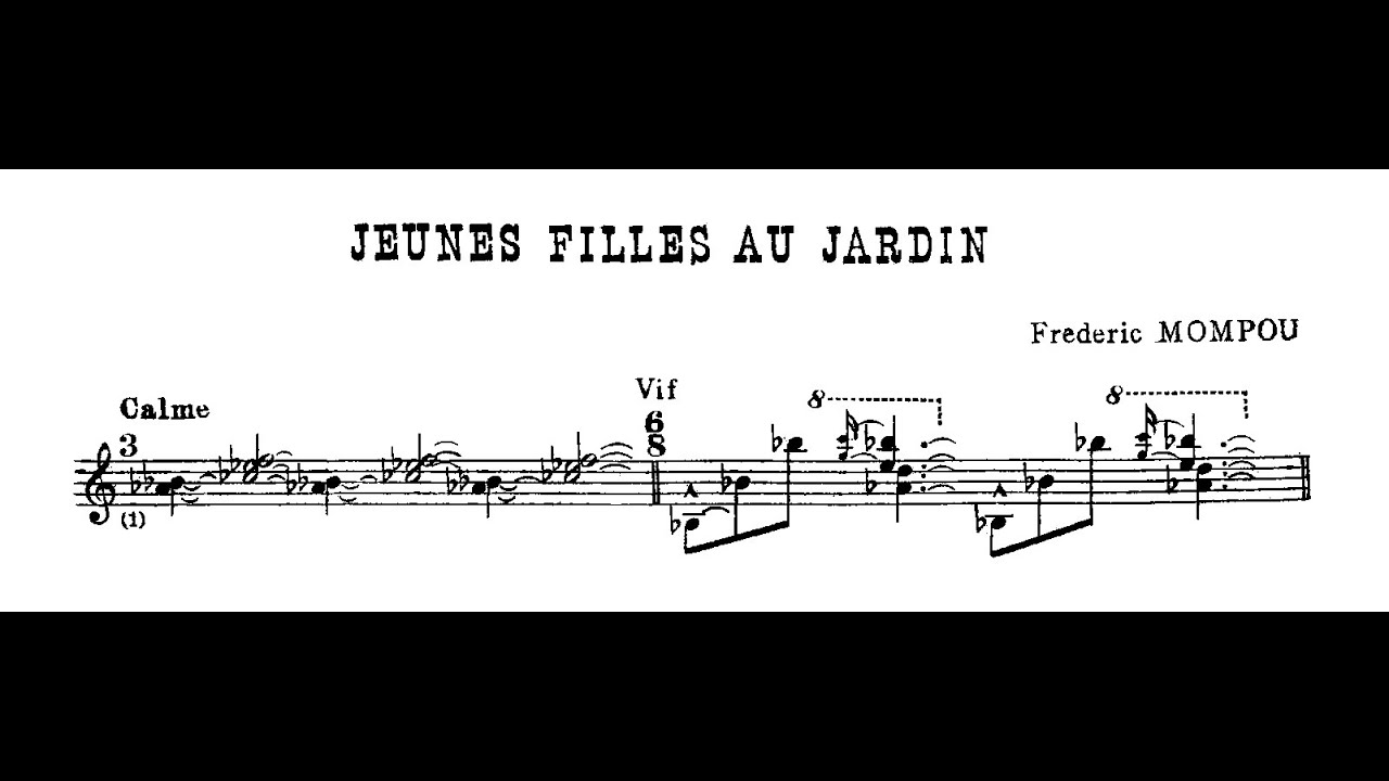 Mompou - Jeunes filles au jardin (Nelson Freire, piano)