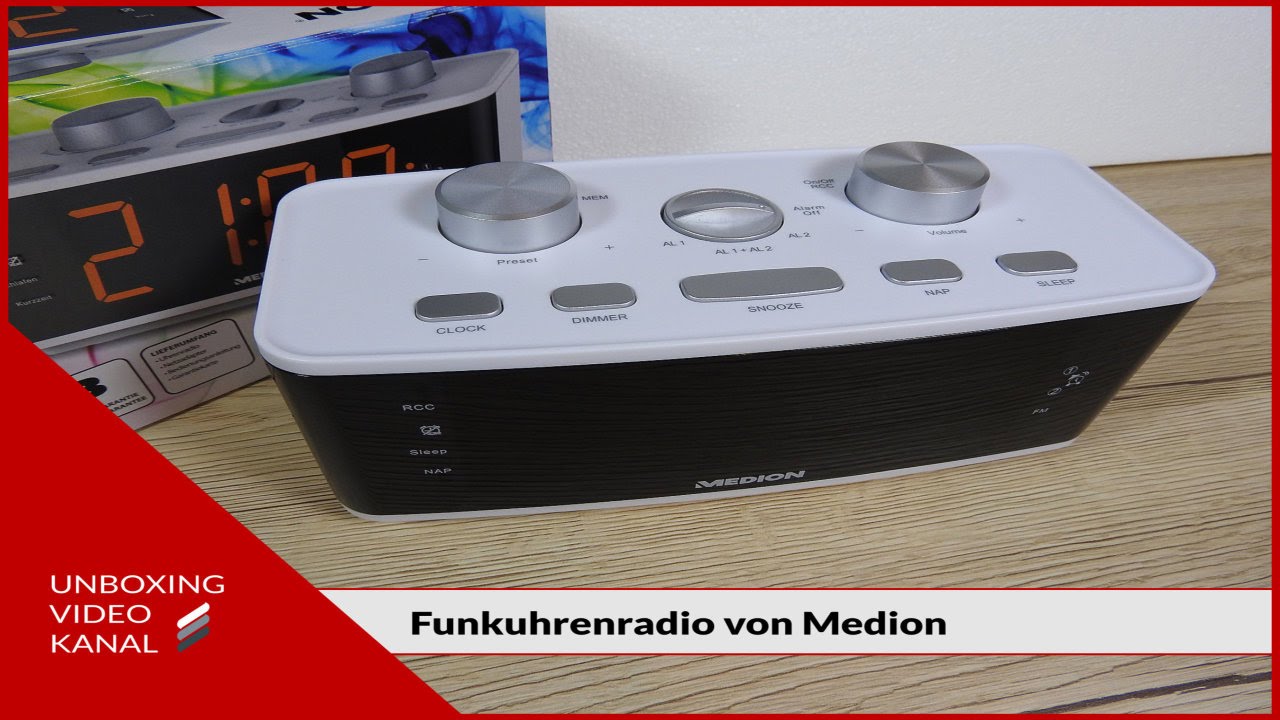 Funkuhrenradio von Medion - Unboxing Video