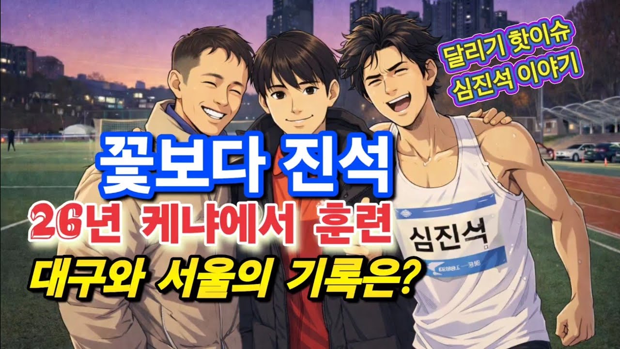 다시 달리는 꽃보다 진석, 26년 케냐에서 전지훈련진행, 대구와 서울의 기록은?/달리기 핫이슈 심진석선수는?