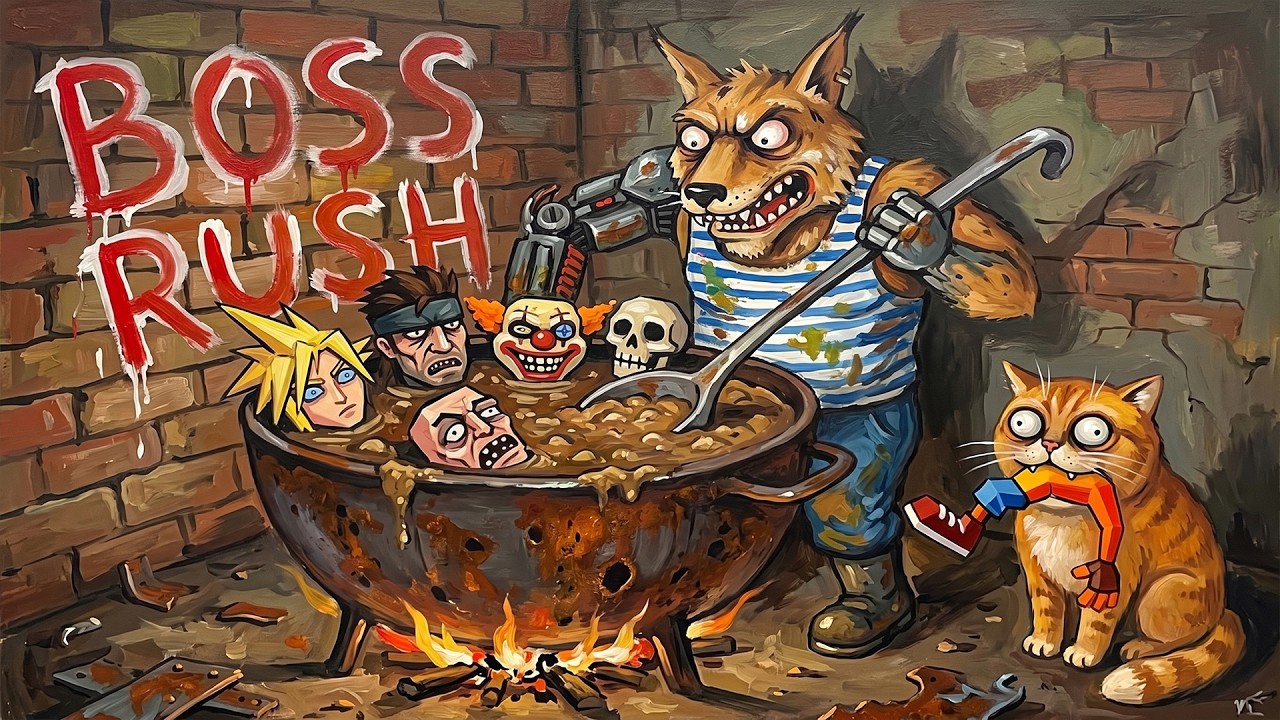 СТРИМ С ЧИПАЕМ#546 - ТАЩИМ BOSS RUSH от КИКУ (120 ЗЛЫХ БОСЯКОВ на PS1 ПРОТИВ ЧИПАЯ) - ЧАСТЬ #3