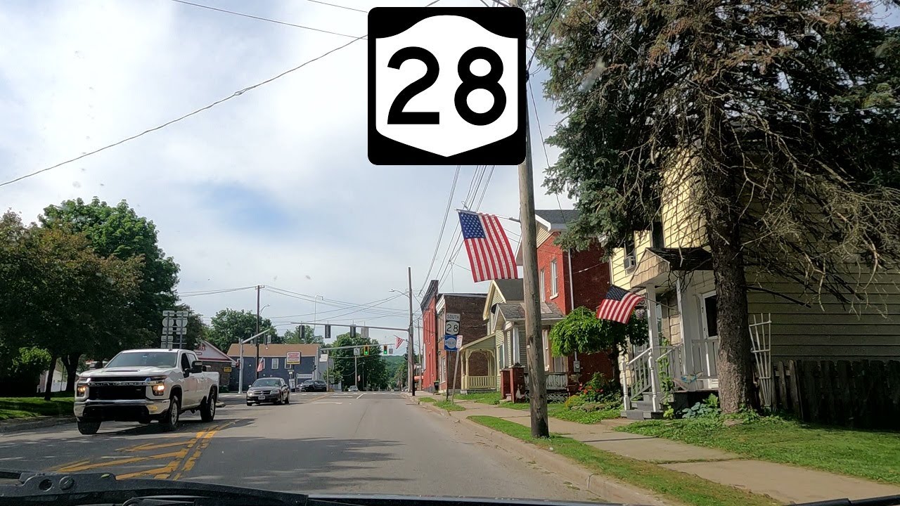 ⁴ᴷ⁶⁰ Driving New York Route 28 in Mohawk, New York