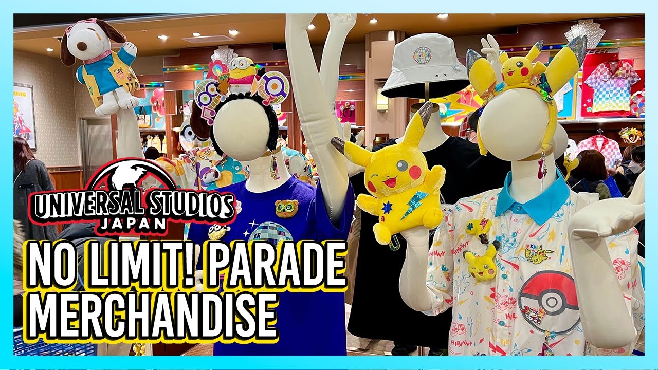 Pokémon, Super Mario, and More New Merchandise for Universal Studios Japan’s NO LIMIT! Parade