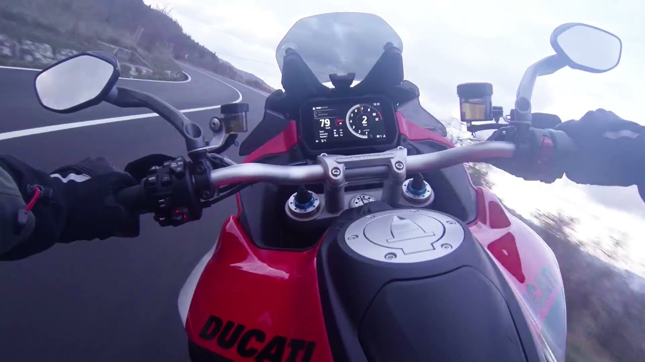Ducati Multistrada V4 Pikes Peak 2022 -- Passo della Futa - Passo della Raticosa (on board)