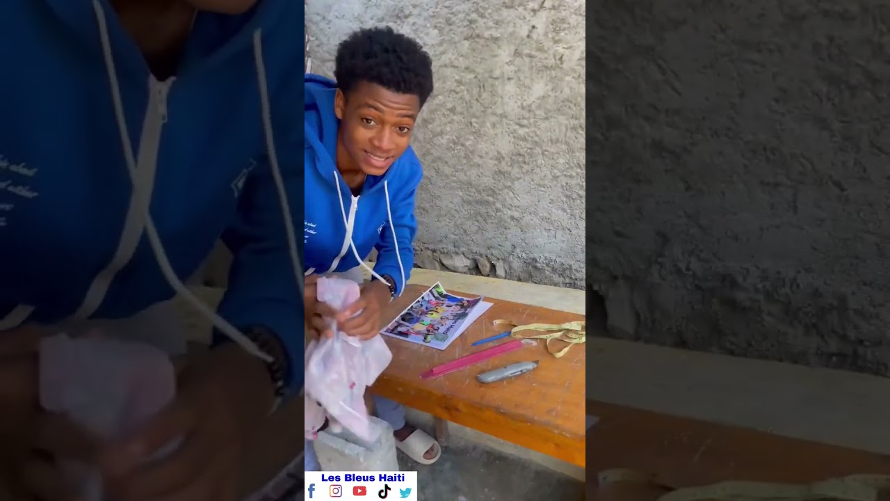 Nou gen Fr Semi (Nèg Valiz la) ki pral moutre koman nou ka fe yon senp tablo PVC Expensé let’s see