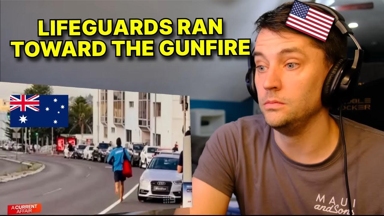 American reacts to Bondi Lifeguards Running TOWARD The Attack