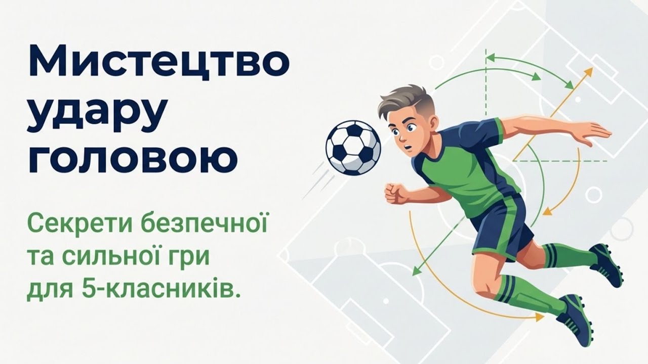 Удар середньою частиною лоба | Футбол | 5 клас | Дистанційне навчання  | НУШ 