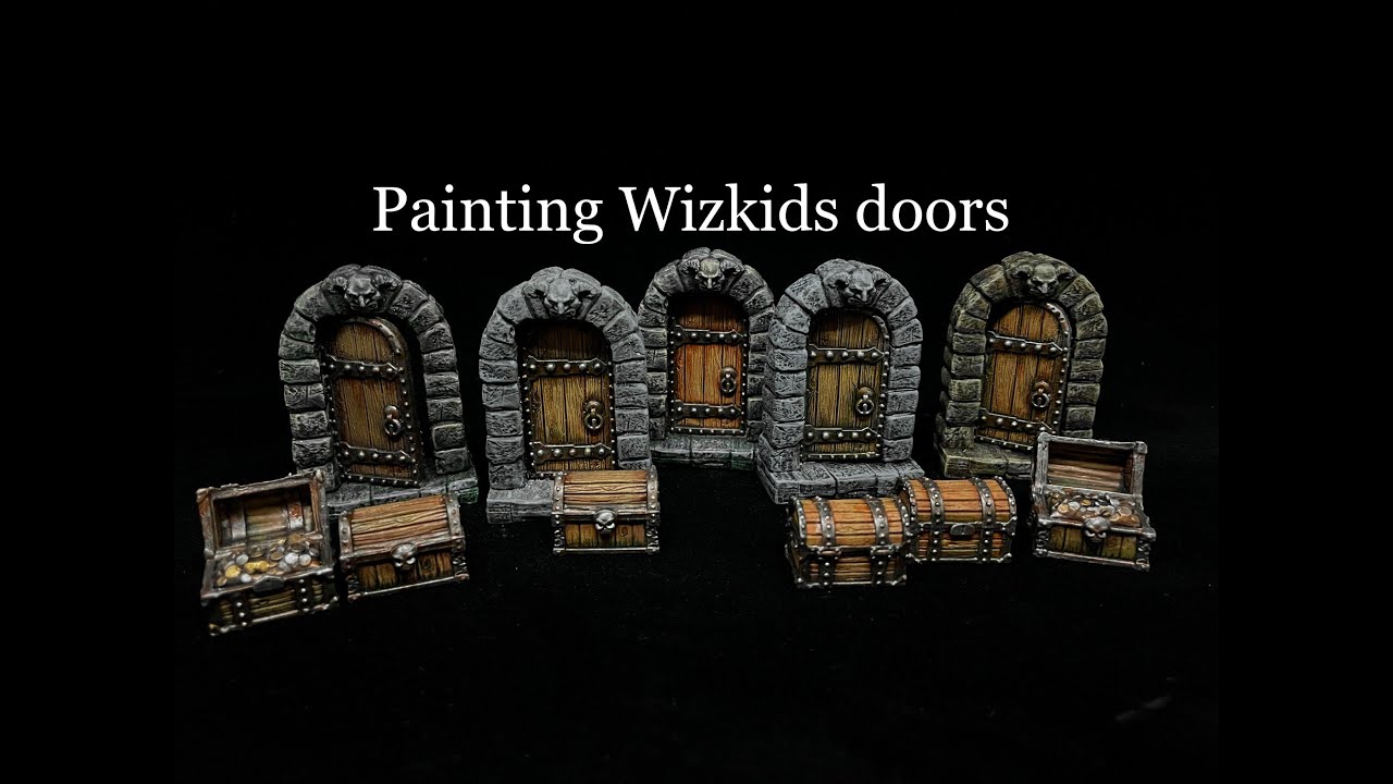 Painting Wizkids Dungeon Doors
