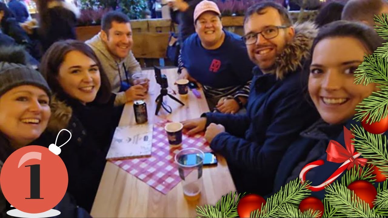 Christmas in Hyde Park Winter Wonderland & DIY Advent Calendars! | Vlogmas Day 1 KrispySmore