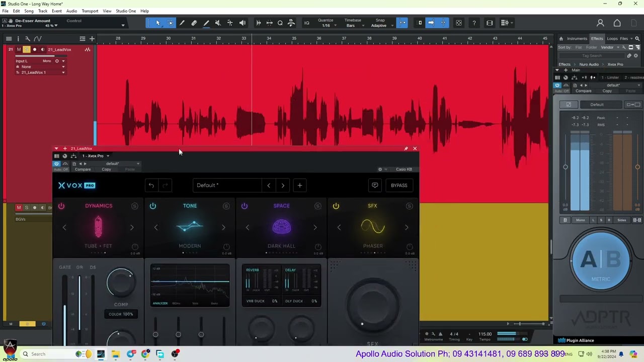 All In One Vocal Mixing Plugin တစ်ခုကိုလေ့လာခြင်း (Plugin Review Xvox Pro Myanmar)