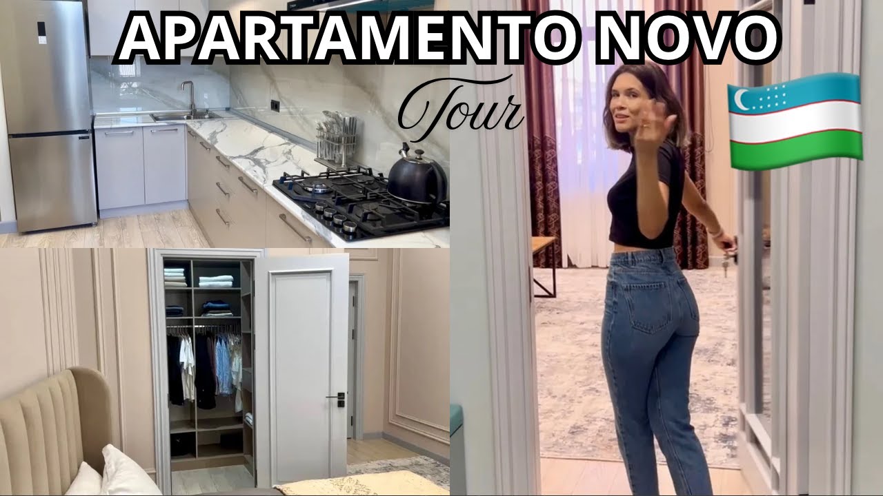 Tour pelo meu novo apartamento aqui no Uzbequistão *nunca usado*  // Adriane Sampaio
