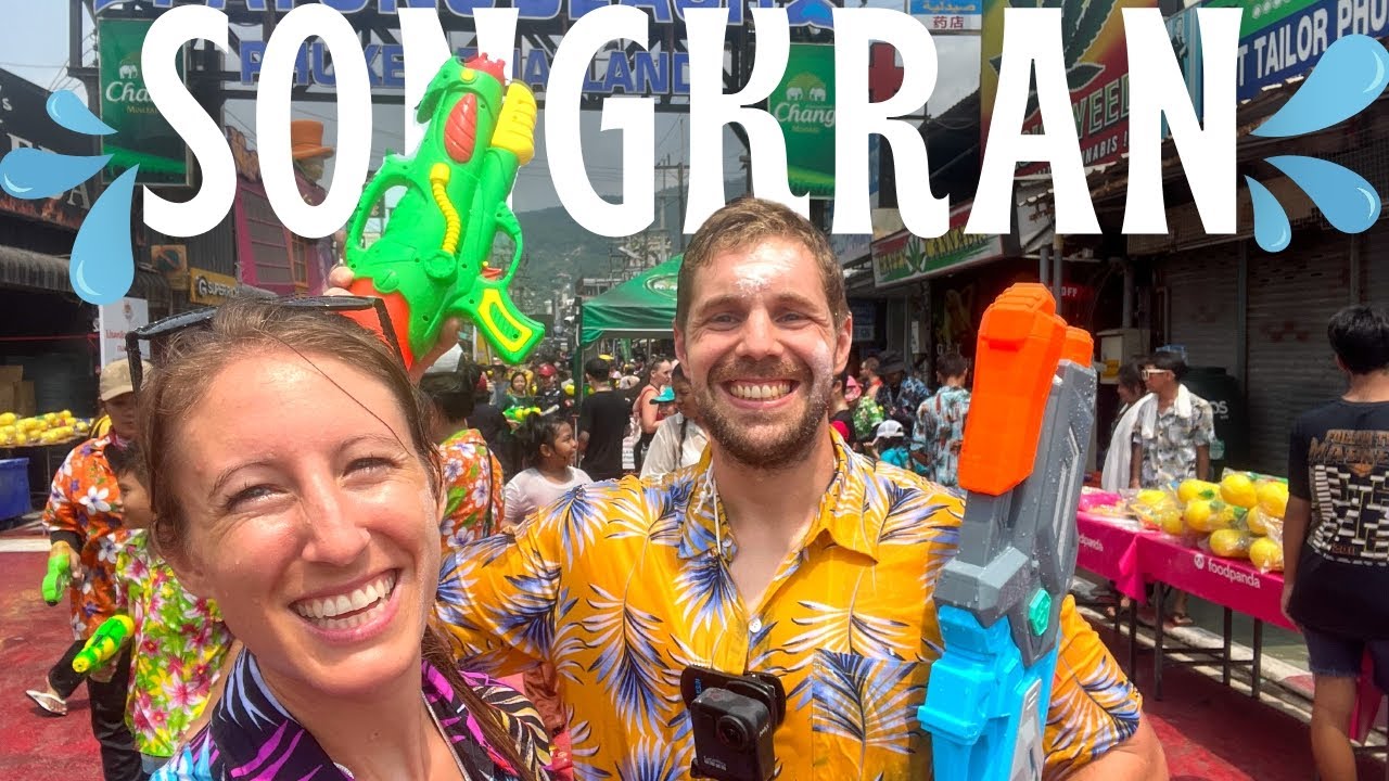 First SONGKRAN 2023 in PHUKET THAILAND (Patong Beach)- World's BIGGEST Water Fight for Thai New Year