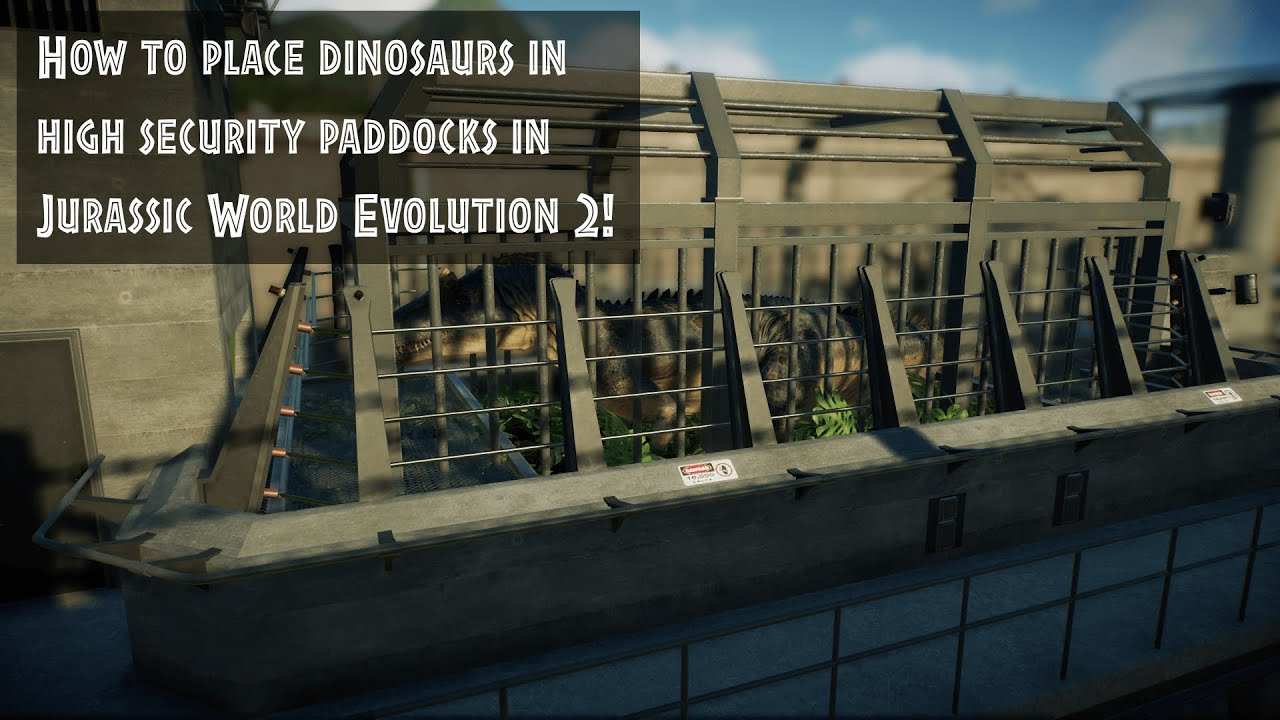 How to put dinosaurs in raptor paddocks! (Mods) | Jurassic World Evolution 2