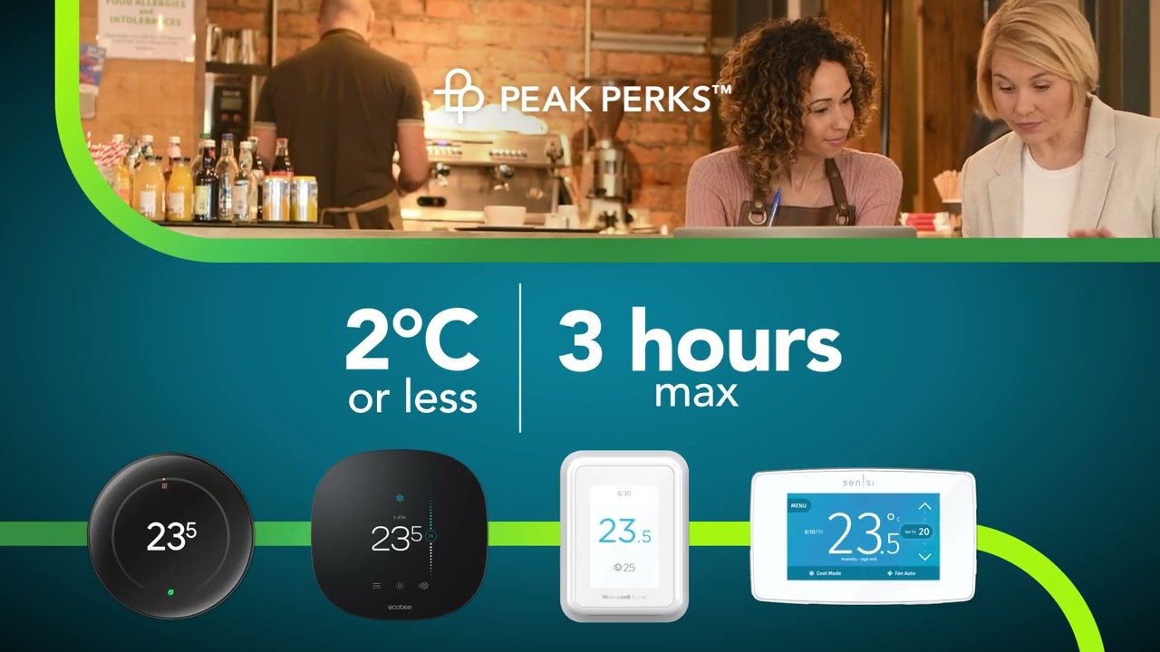 Peak Perks for business | Make money with your smart thermostat