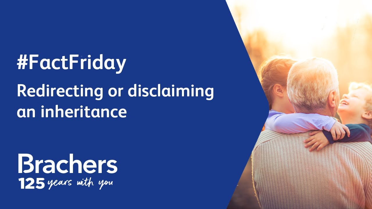 Redirecting or disclaiming an inheritance