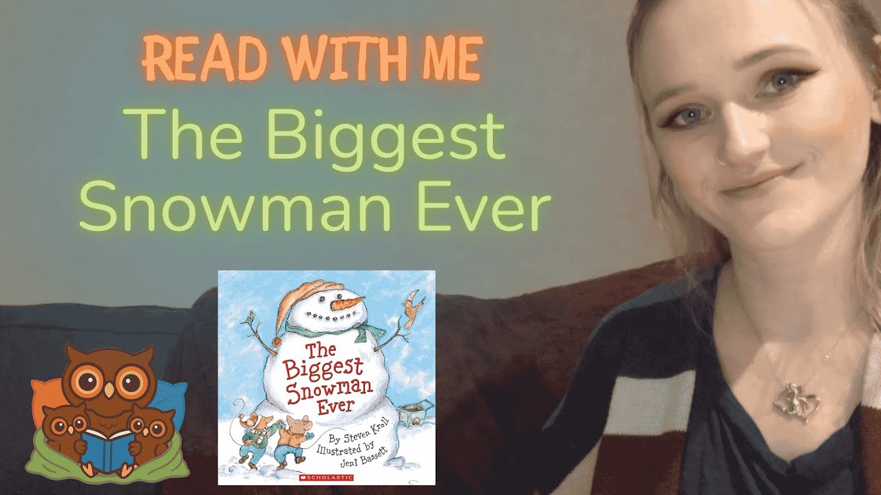 Read With Me: The Biggest Snowman Ever | Story Read Aloud for Preschoolers