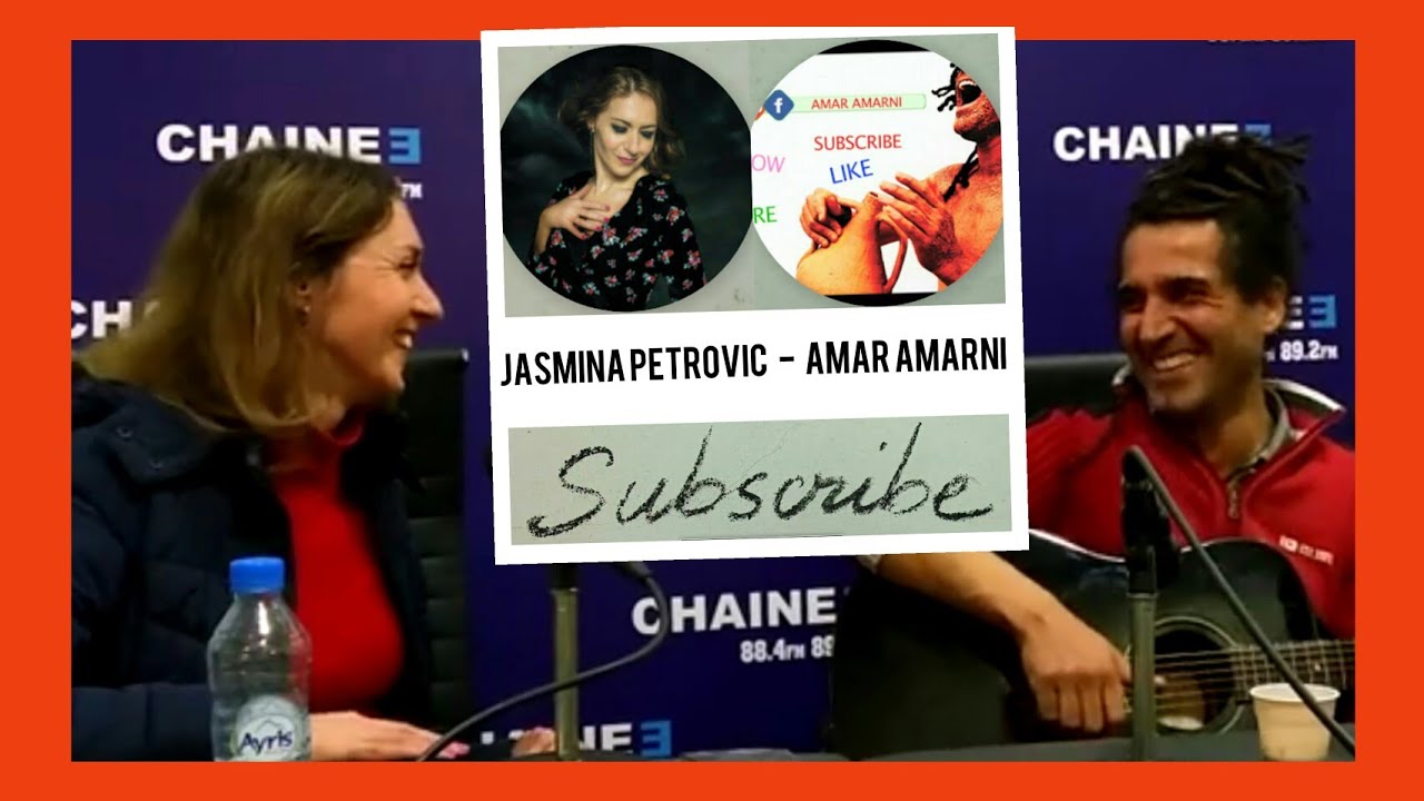 AMAR AMARNI & JASMINA PETROVIC  - LIVE at RAHET EL BEL  RADIO PROGRAM - CHAINE 3