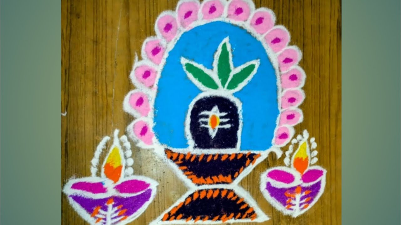 6-6 dots ಶಿವಲಿಂಗಮ್ easy ರಂಗೋಲಿ 💐✨@vasu-q286#subscribe 