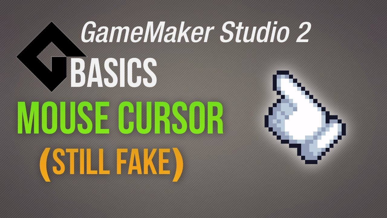 Cursor (все еще подделка) Курсор мыши [Game Maker Studio 2 | Основы]