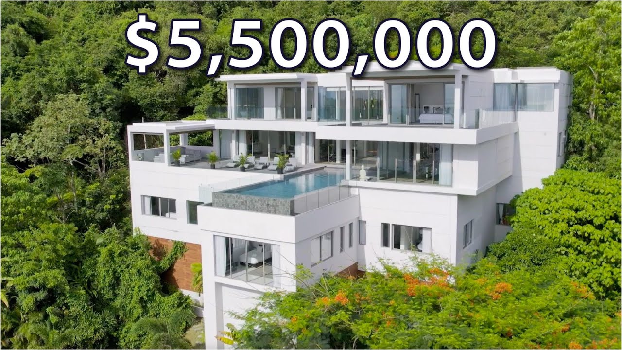 Touring an EXCLUSIVE $5,500,000 cliffside luxury HAVEN on 