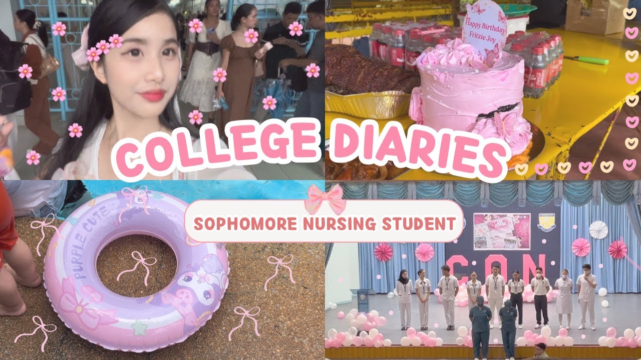 College Diaries | start of my sophomore year as a nursing student 🩷🥹 