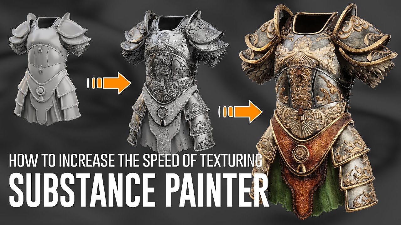 Как увеличить скорость текстурирования в Substance Painter — английская версия