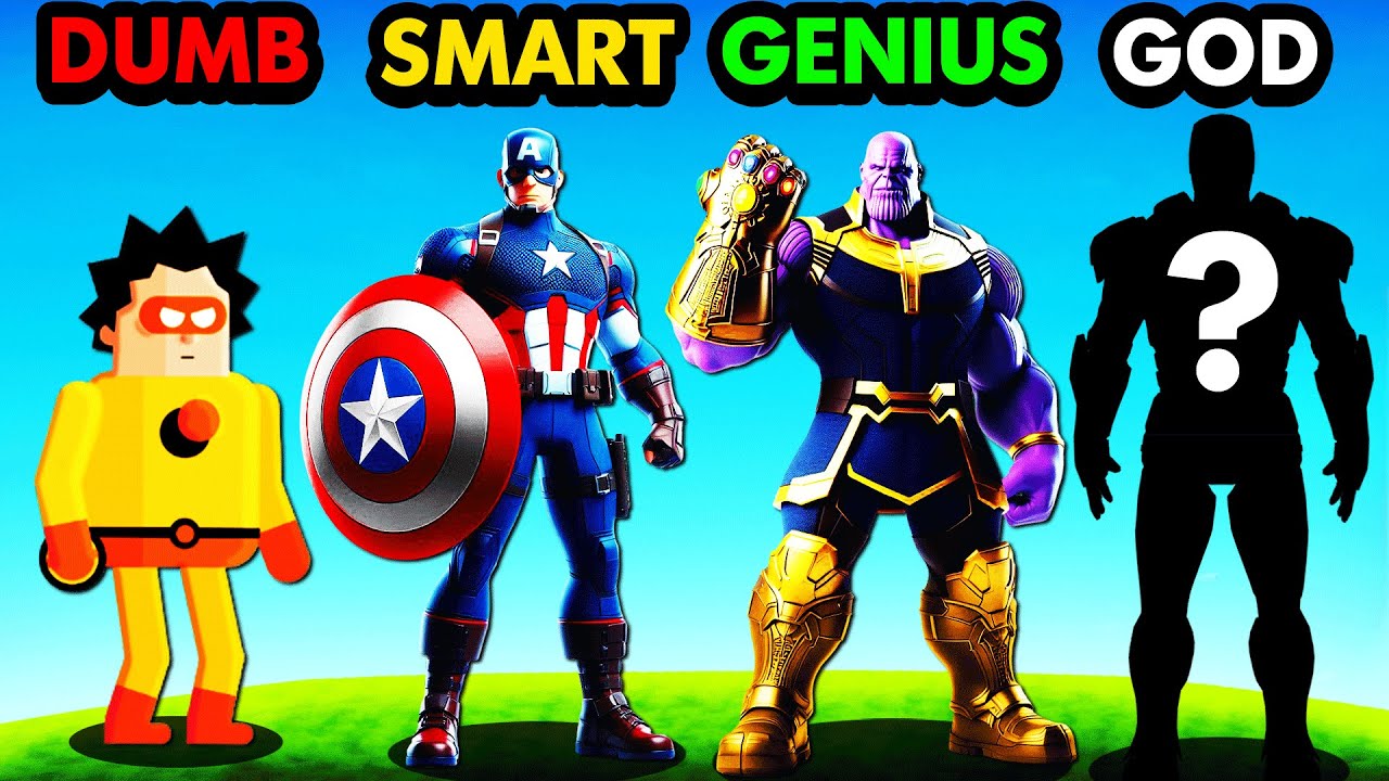 DUMB vs SMART SUPERHERO