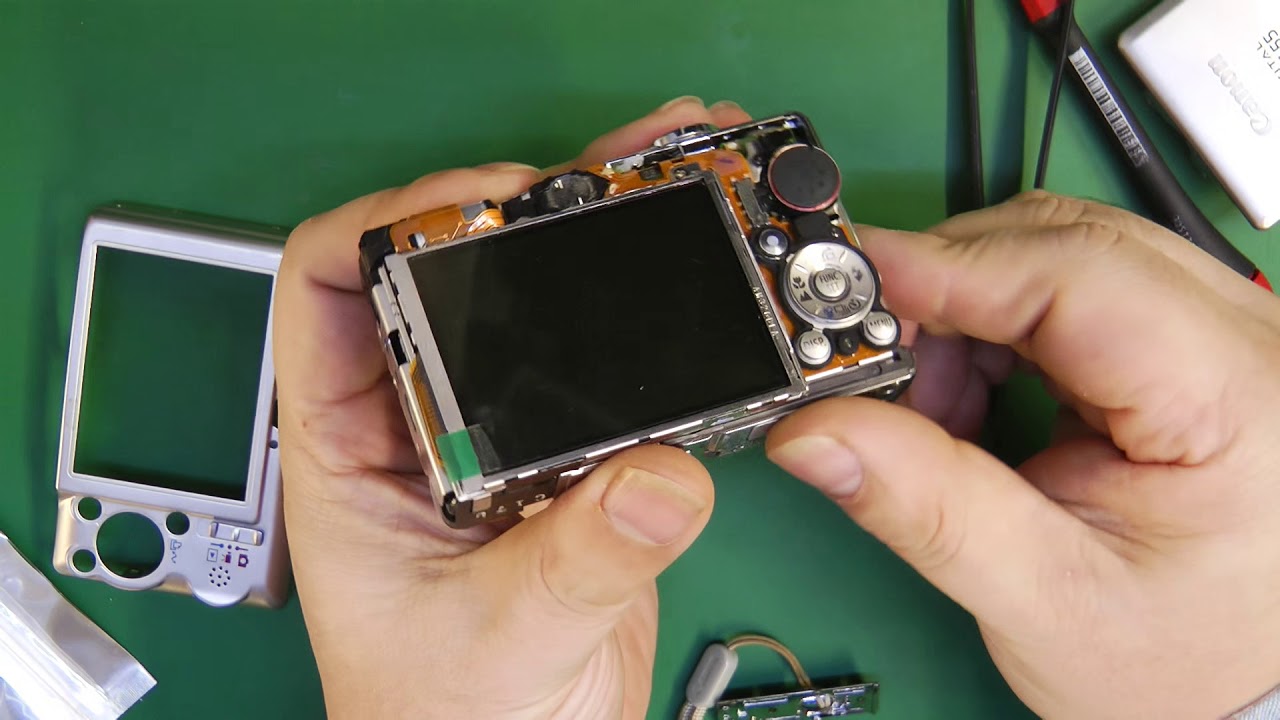 Austausch Canon IXUS30 IXUS40 IXUS50 defekt LCD Kaputt Display Reparartur | Kamera-Station.de