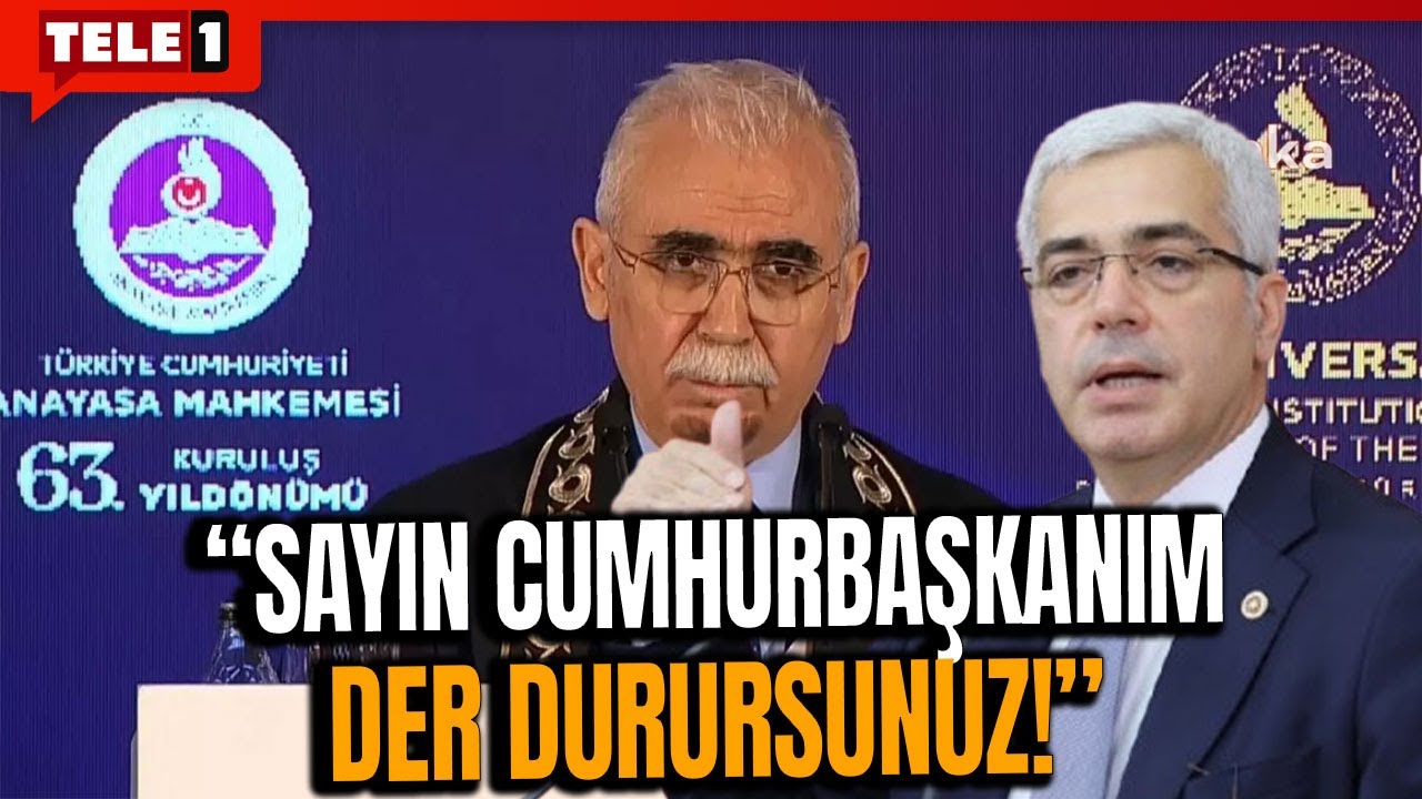 Salih Uzun, AYM Başkanı'na canlı yayında yanıt verdi! 