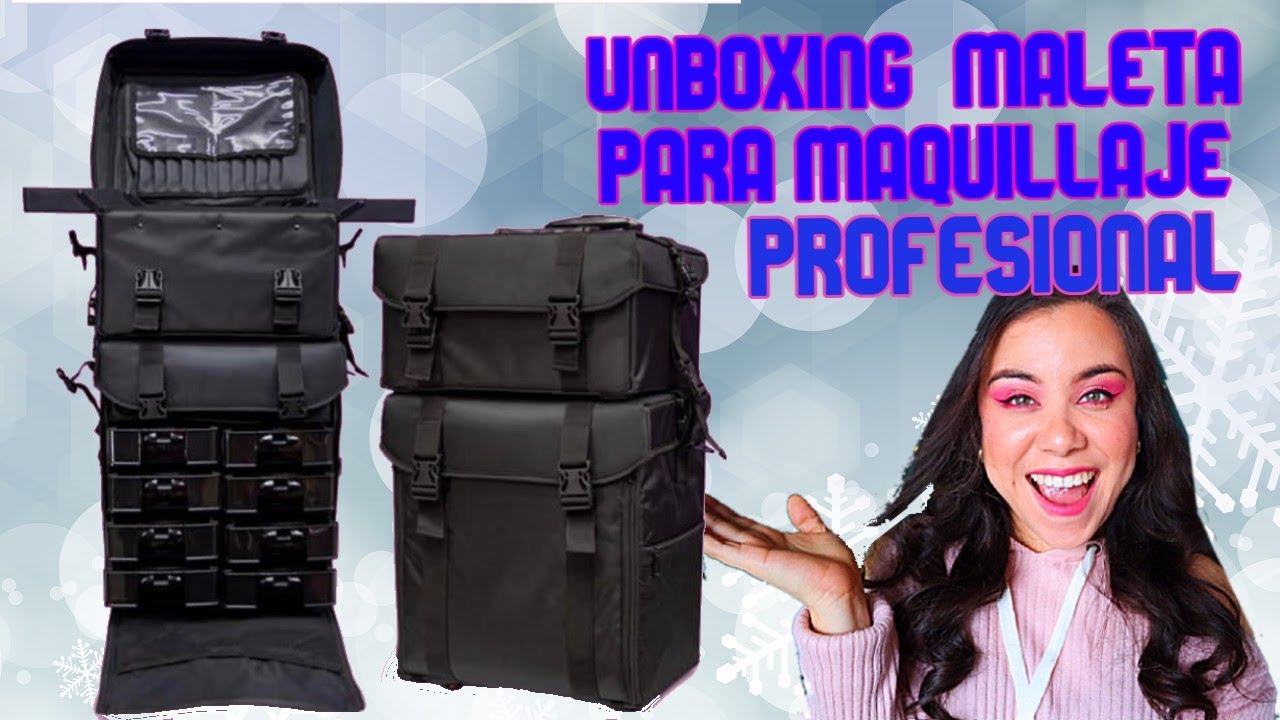 UNBOXING Maleta para Maquillaje Profesional DESMONTABLE