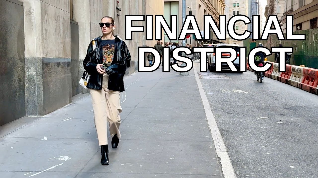 NEW YORK CITY Walking Tour [4K] - FINANCIAL DISTRICT