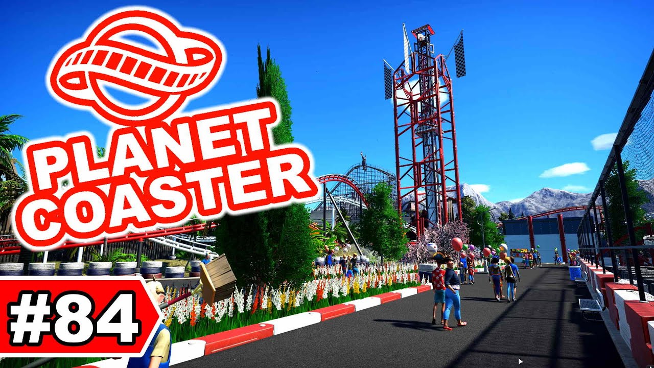 Kleine Blumeninsel + großer F1-Turm | Planet Coaster Let's Play #84