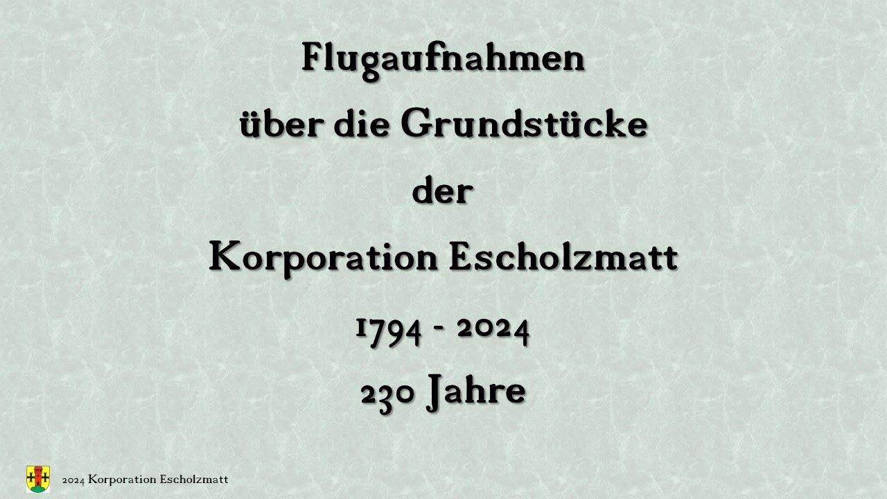 Film über die Korporation Escholzmatt 2024