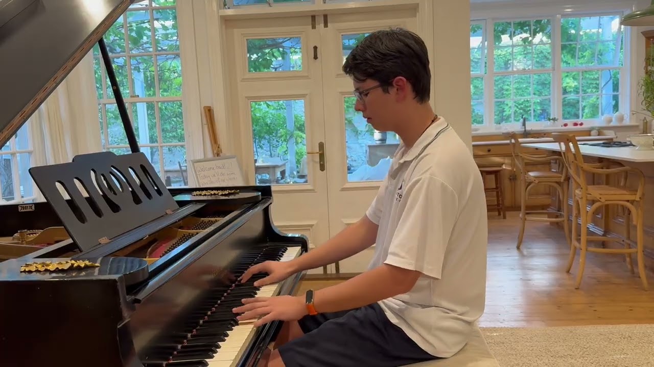 Thomas Is working on Fantaisie Impromptu