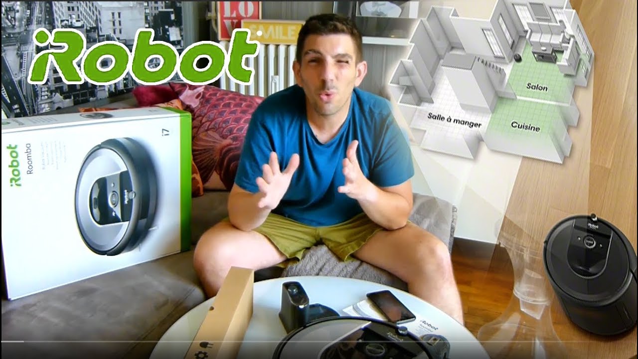 ROOMBA I7 : un aspirateur Irobot tout terrain connecté qui scanne ta maison !